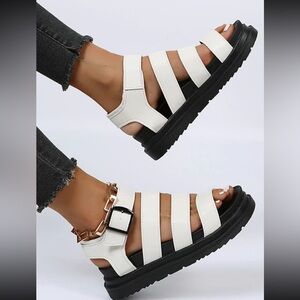 Woman’s Platform Sandals (Size 9.5)